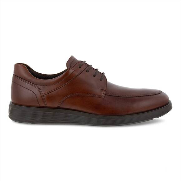 NEW ECCO men's s lite hybrid derby shoes in cognac